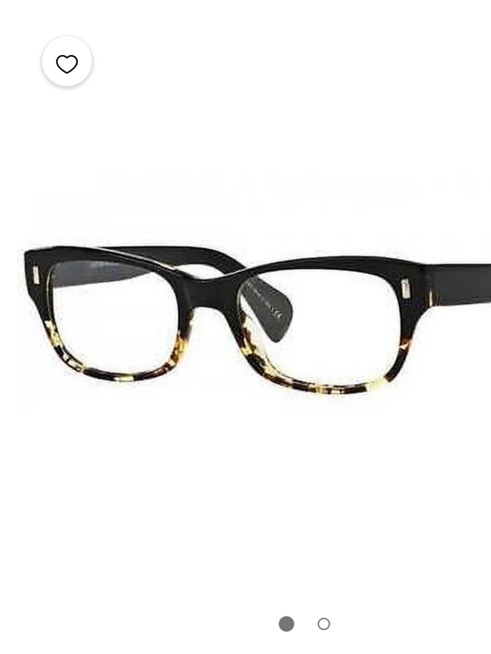 Oliver Peoples Black and Tortoiseshell Rectangular Women’s Glasses